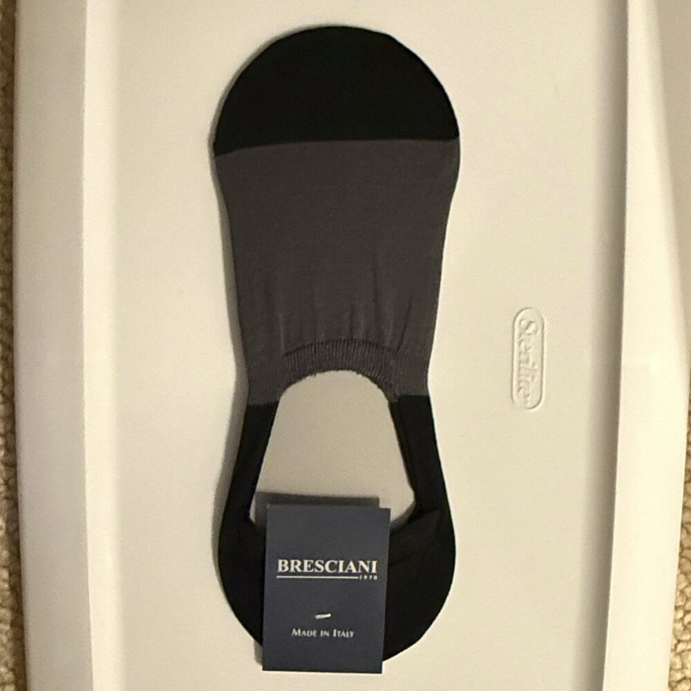 Bresciani No Show Socks Made in Italy Sneaker Liner